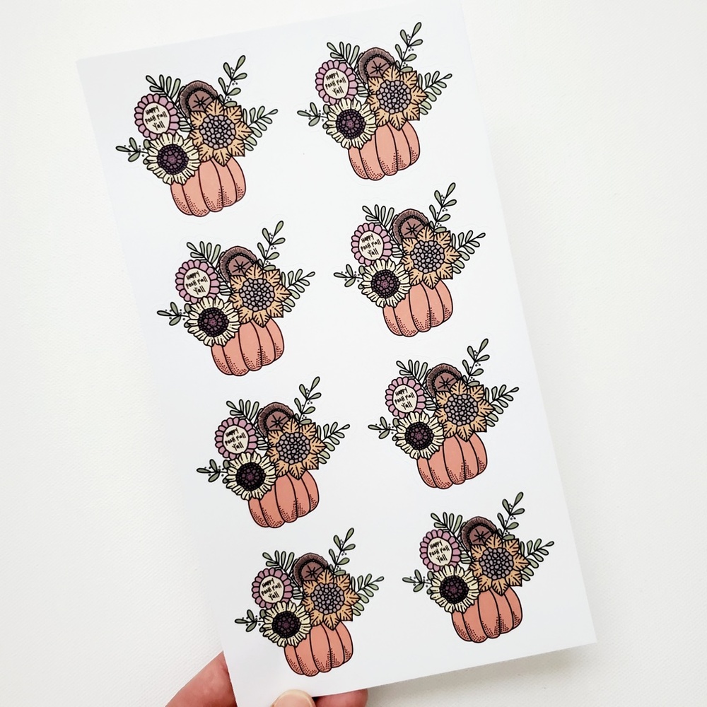 LB057 STICKERS Custom Poshmark Happy Posh Fall Y'all Shipping [Price Firm] - Picture 3 of 10